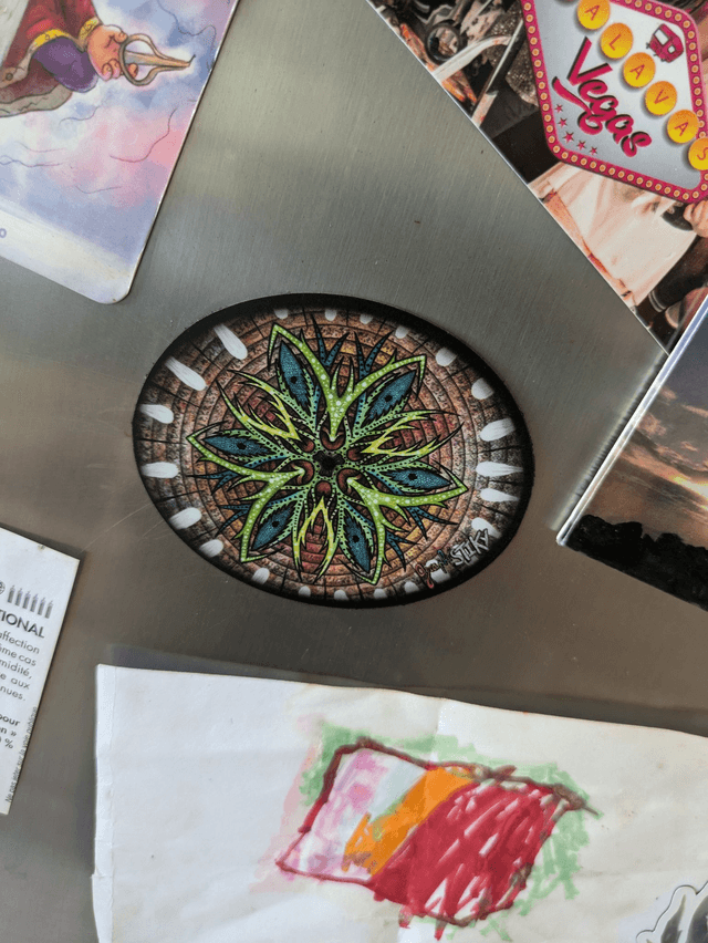 "Mandalis religiosa" Magnet
