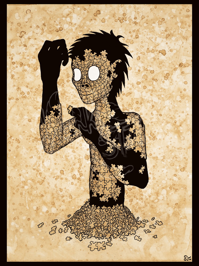 "Reconstruction intérieure" Print