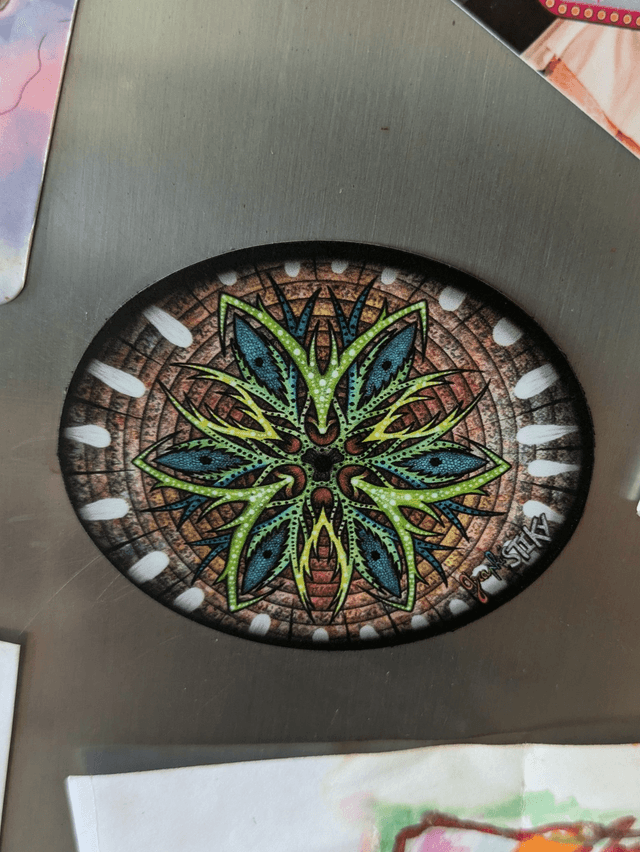 "Mandalis religiosa" Magnet