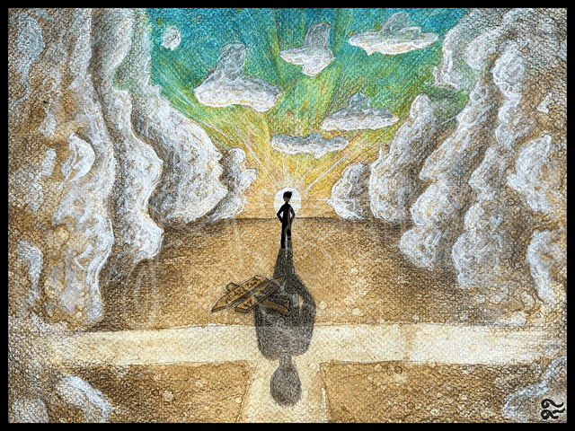 "Sortir des chemins" Print