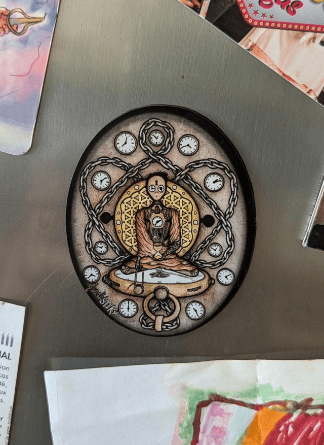 "Time Buddha" Magnet