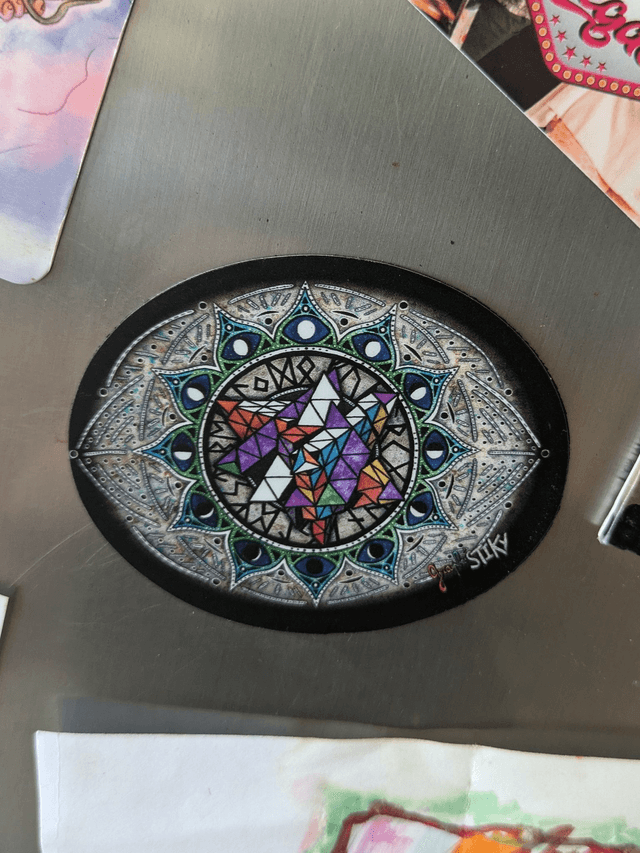 "MerkabaCube" Magnet