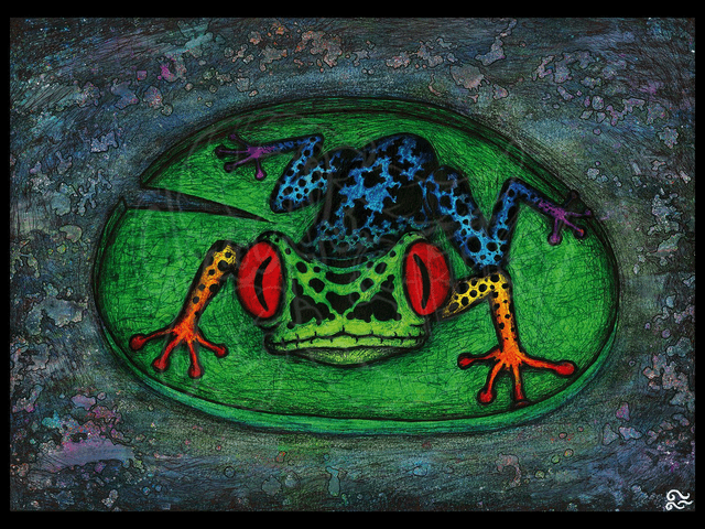 "Grenouille Comic" Print