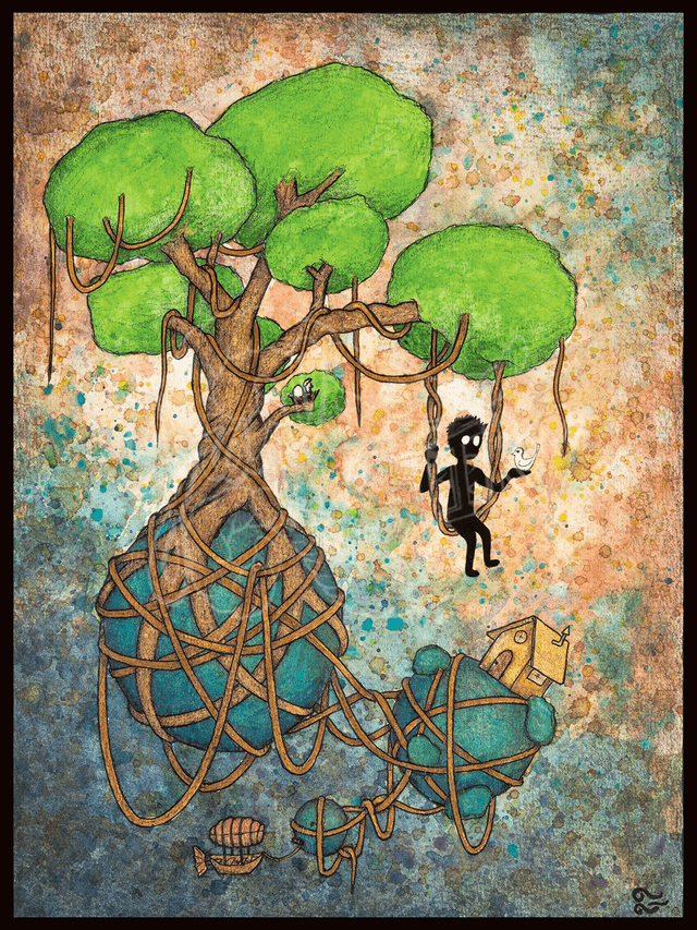 "P'tit coin de tranquilité" Print