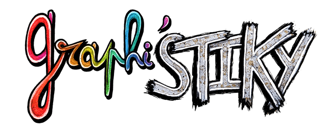 Graphi'stiky logo 
