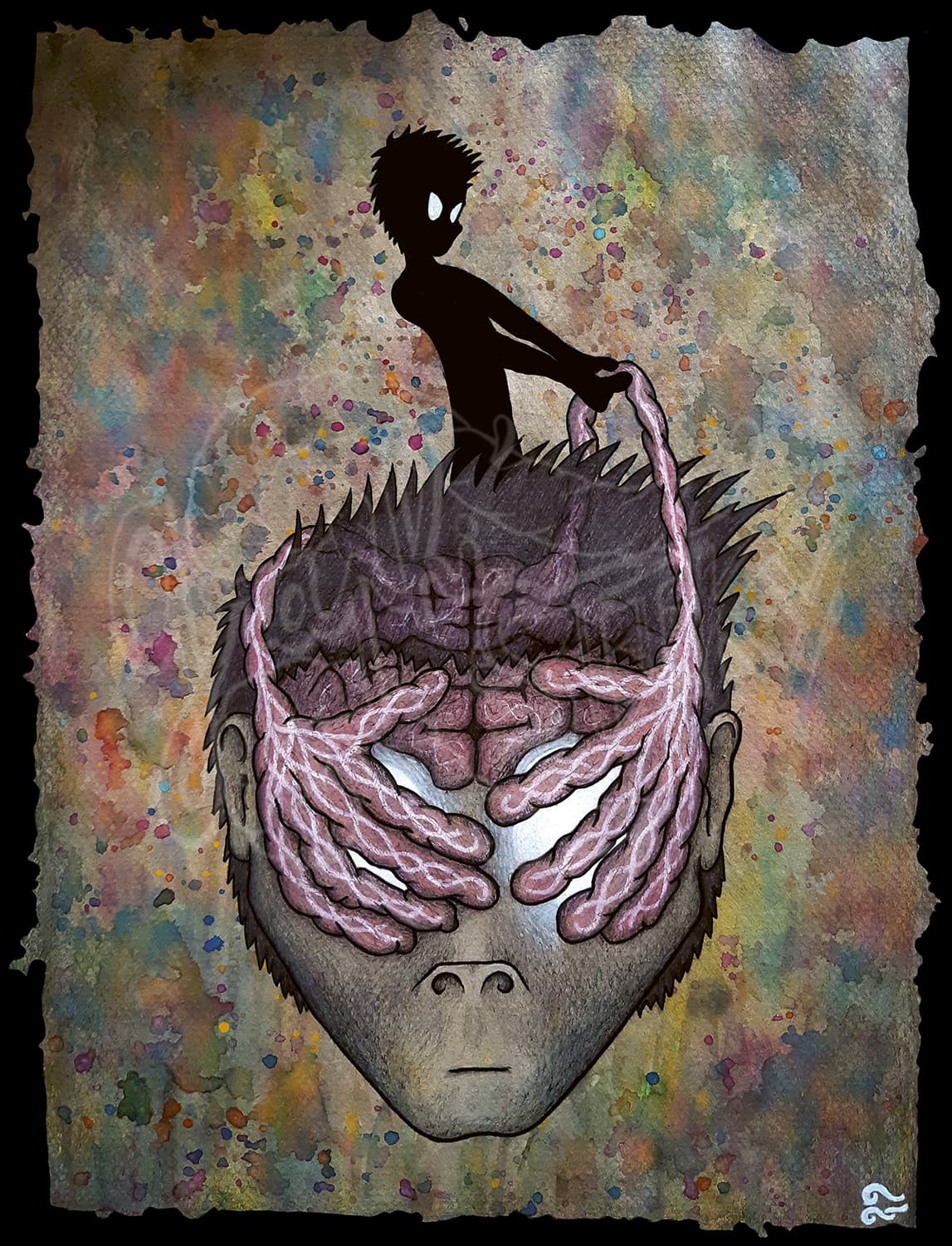 "Cerveau Confiné" Print