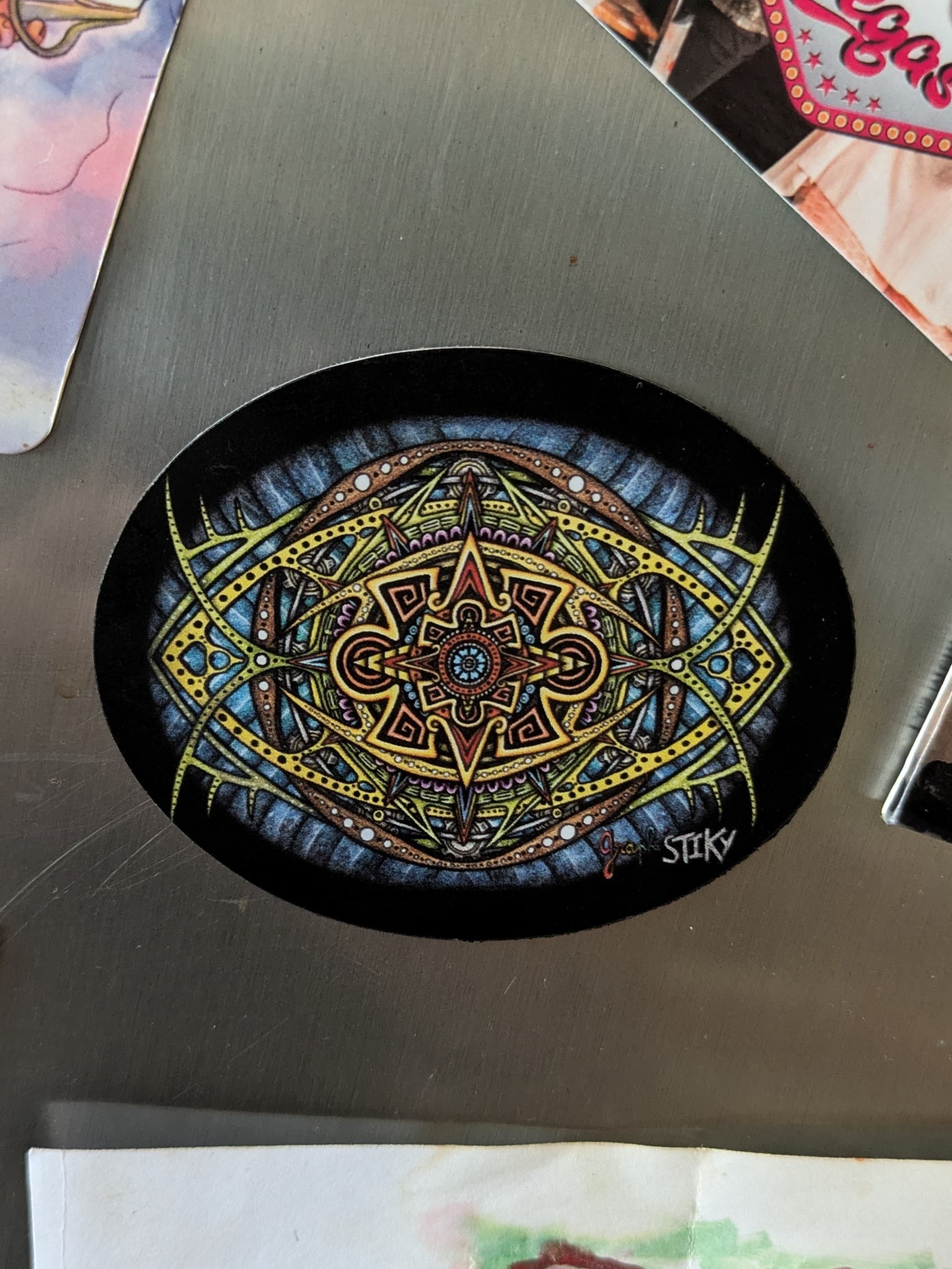 "Tribal'ztek" Magnet