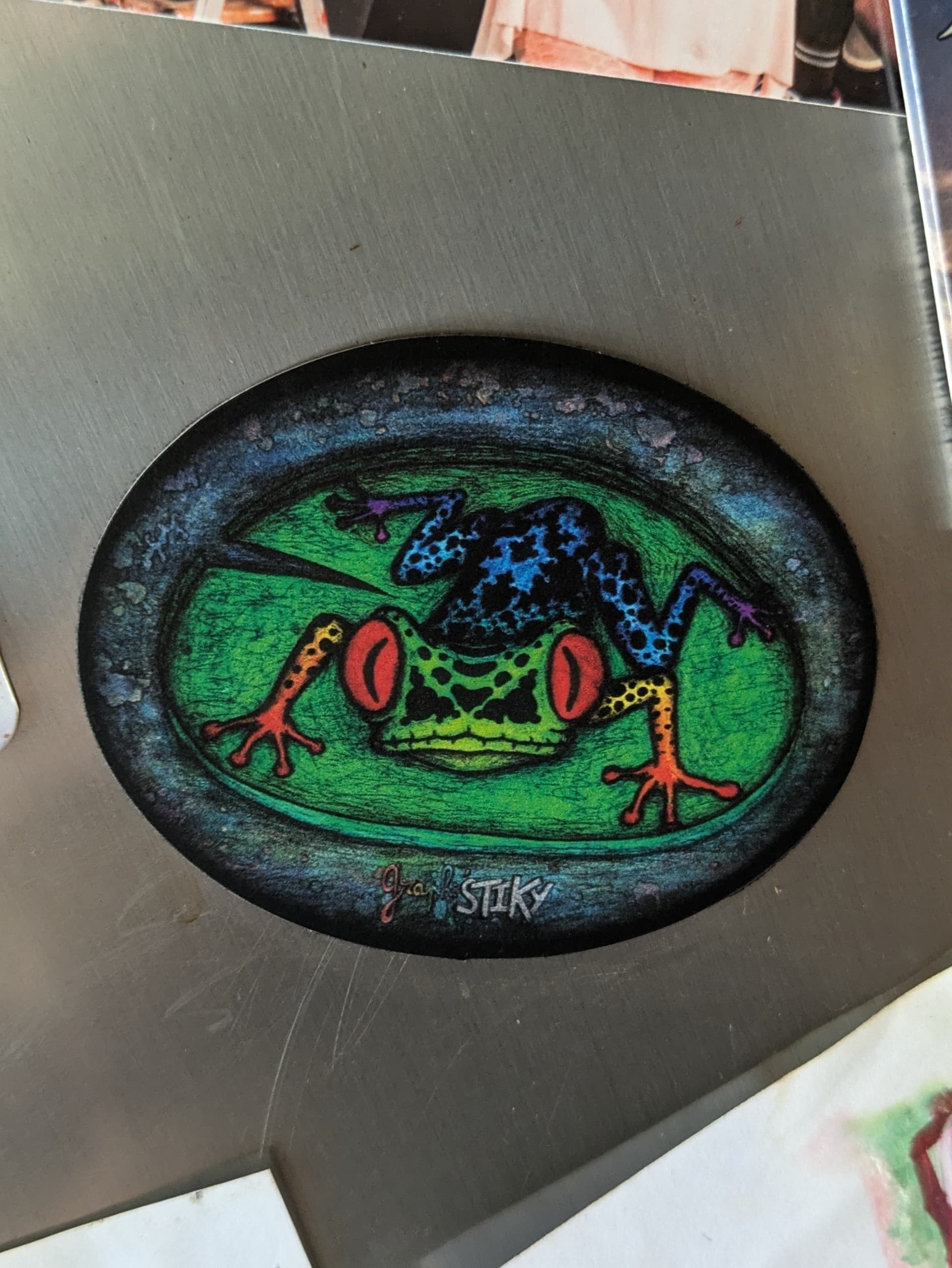 "Grenouille Comic" Magnet