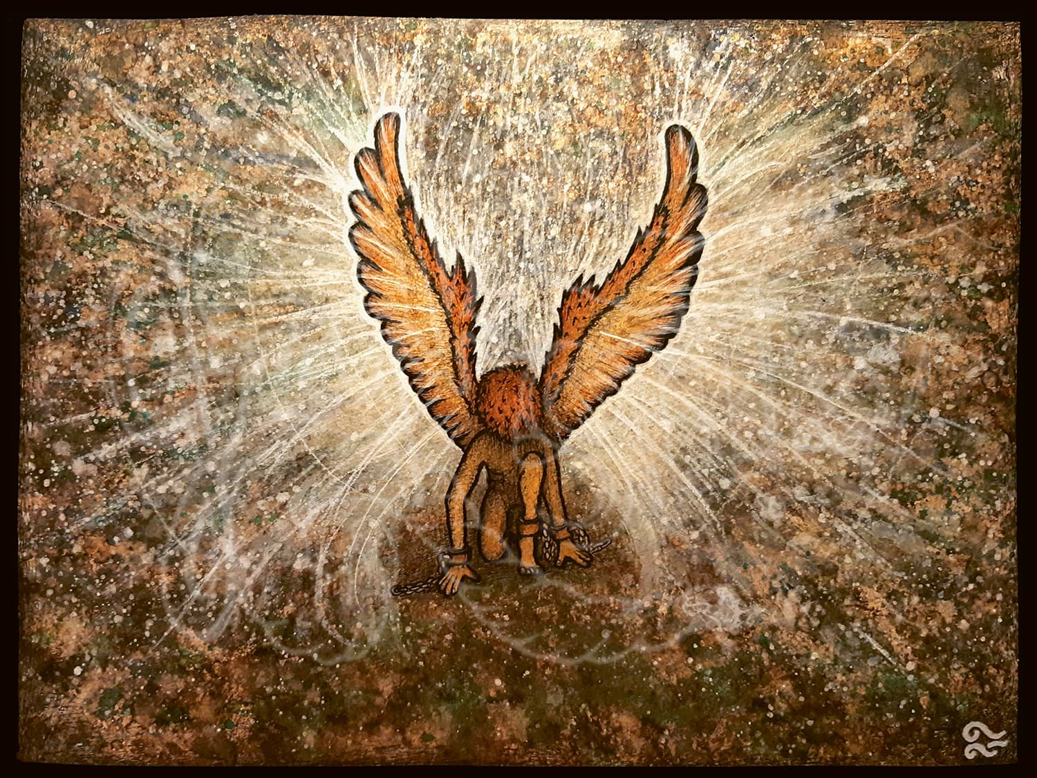 "La relevée de l'ange" Print