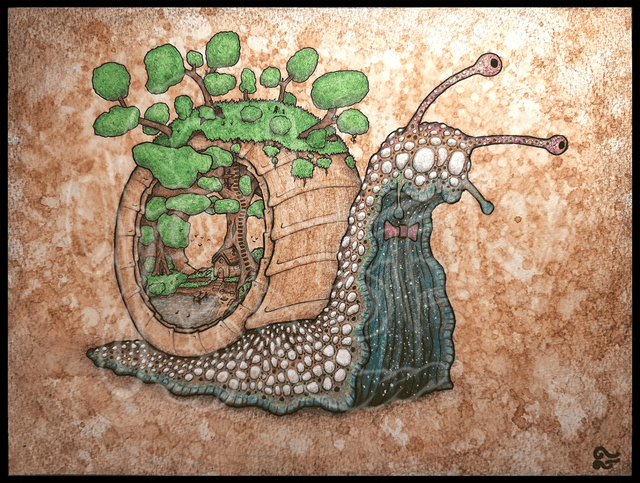 "Escargot Cosmic" Print