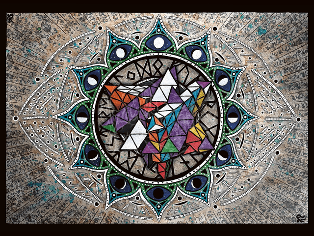 "MerkabaCube" Print